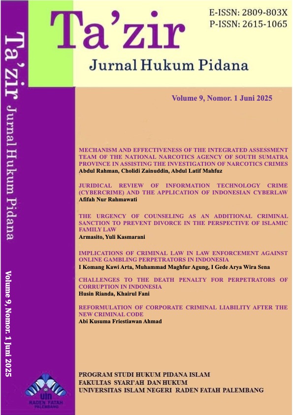 JURIDICAL REVIEW OF INFORMATION TECHNOLOGY CRIME (CYBERCRIME) AND THE APPLICATION OF INDONESIAN CYBERLAW