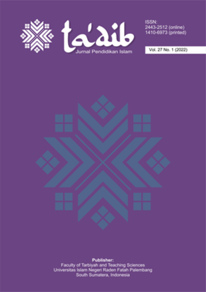 					View Vol. 30 No. 1 (2025): Ta'dib: Jurnal Pendidikan Islam
				